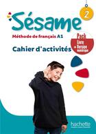 Couverture du livre « Sésame 2 : pack cahier d'activités + version numerique » de Hugues Denisot aux éditions Hachette Fle