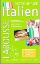 Couverture du livre « Dictionnaire Larousse de poche ; français-italien / italien-français » de  aux éditions Larousse