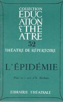 Couverture du livre « L'épidémie » de Octave Mirbeau aux éditions Librairie Theatrale