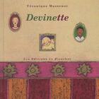 Couverture du livre « Devinette » de Veronique Massenot aux éditions Ricochet