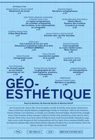 Couverture du livre « Géoesthétique » de  aux éditions Editions B42
