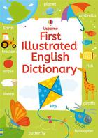 Couverture du livre « First illustrated english dictionary » de Rachel Wardley aux éditions Usborne