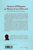 Couverture du livre « Parcours d'Ethiopiens en France et aux Etats-Unis ; de nouvelles formes de migrations » de Tasse Abye aux éditions Editions L'harmattan