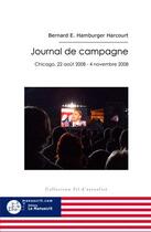 Couverture du livre « Journal de campagne » de Bernard Harcourt aux éditions Le Manuscrit