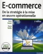 Couverture du livre « E-commerce 2e ed + etext » de Isaac/Volle aux éditions Pearson