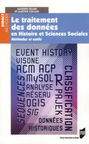 Couverture du livre « Traitement des données en histoire et sciences sociales » de Martine Cocaud et Jacques Cellier aux éditions Pu De Rennes