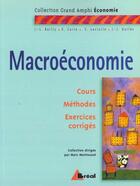 Couverture du livre « Macroéconomie » de Marc Montousse aux éditions Breal