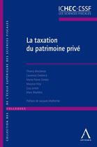 Couverture du livre « La taxation du patrimoine privé » de  aux éditions Anthemis