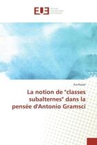 Couverture du livre « La notion de 