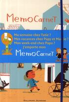 Couverture du livre « Mémo carnet (édition 2008/2009) » de Noury/Gehin aux éditions Gallimard-jeunesse