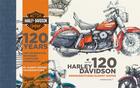 Couverture du livre « Harley-davidson 120 : une célébration en dessin » de Albert Kiefer aux éditions Elytis