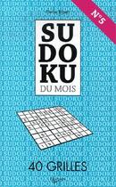 Couverture du livre « Sudoku du mois de mai n.5 » de Ripert aux éditions De Vecchi
