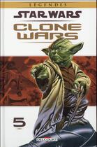 Couverture du livre « Star Wars ; clone wars t.5 » de  aux éditions Delcourt