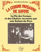 Couverture du livre « La cuisine paysanne de savoie » de Marie-T. Hermann aux éditions La Fontaine De Siloe