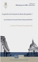 Couverture du livre « Le proces est-il encore la chose des parties? » de Jeuland Flise aux éditions Irjs