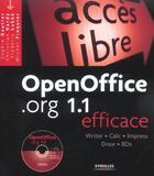 Couverture du livre « Openoffice.org 1.1 efficace » de  aux éditions Eyrolles