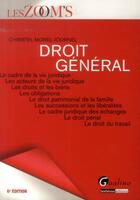 Couverture du livre « Droit général (6e édition) » de Christel Morel-Journel aux éditions Gualino