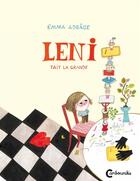 Couverture du livre « Leni fait la grande » de Emma Adbage aux éditions Cambourakis