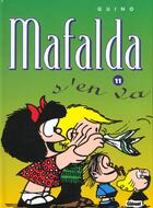 Couverture du livre « Mafalda Tome 11 : Mafalda s'en va » de Quino aux éditions Glenat