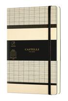 Couverture du livre « Carnet tatami grand format ligné white milk » de  aux éditions Castelli Milano