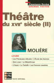 Couverture du livre « Theatre xvii moliere lycee » de Moliere aux éditions Bordas