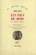 Couverture du livre « Les fils de rois » de Karen Blixen aux éditions Gallimard