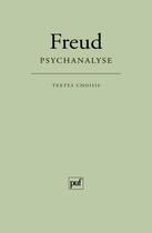 Couverture du livre « Psychanalyse (15e édition) » de Sigmund Freud aux éditions Puf