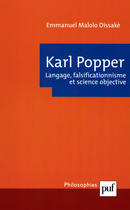 Couverture du livre « Karl popper. langage, falsificationnisme et science objective » de Malolo-Dissake E. aux éditions Presses Universitaires De France