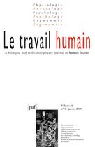 Couverture du livre « Travail humain 2019, vol. 82 (1) » de  aux éditions Puf