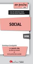 Couverture du livre « Social (édition 2018) » de Dominique Grandguillot aux éditions Gualino