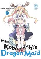 Couverture du livre « Miss Kobayashi's dragon maid Tome 2 » de Kyoshinsha Cool aux éditions Noeve Grafx