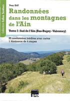 Couverture du livre « Randonnees dans les montagnes de l'ain - tome 1 » de Yves Ray aux éditions Gap