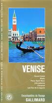 Couverture du livre « Venise » de Collectif Gallimard aux éditions Gallimard-loisirs