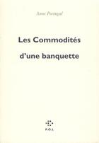 Couverture du livre « Les commodités d'une banquette » de Anne Portugal aux éditions P.o.l