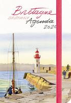 Couverture du livre « Agenda Bretagne (édition 2020) » de Fabrice Moireau aux éditions Pacifique