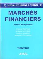 Couverture du livre « Marches financiers mormes europ. » de Patrice Vizzavona aux éditions Atol