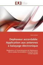 Couverture du livre « Dephaseur accordable: application aux antennes a balayage electronique - realisation et caracterisat » de Sahbani Fehim aux éditions Editions Universitaires Europeennes