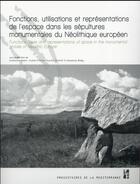 Couverture du livre « Fonctions utilisations et representations de l'espace dans les sepultures monume » de Robin/D Anna/Sc aux éditions Pu De Provence