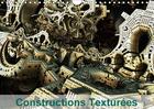 Couverture du livre « Constructions texturees calendrier mural 2018 din a4 horizon - assemblage et texture d elemen » de Redinard aux éditions Calvendo