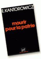 Couverture du livre « Mourir pour la patrie » de Ernst Hartwig Kantorowicz aux éditions Puf