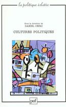 Couverture du livre « Cultures politiques » de  aux éditions Puf