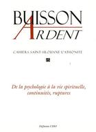 Couverture du livre « Saint Silouane l'Athonite Tome 15 ; de la psychologie à la vie spirituelle, continuités, ruptures » de Sophrony A aux éditions Cerf