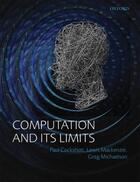 Couverture du livre « Computation and its Limits » de Michaelson Gregory aux éditions Oup Oxford