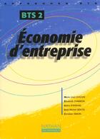 Couverture du livre « Economie d entreprise bts 2 2001 approches bts » de Charron/Benito/Simon aux éditions Nathan