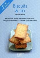 Couverture du livre « Biscuits & co » de Heloise Martel aux éditions First