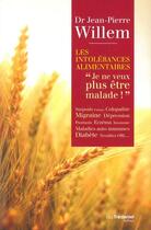 Couverture du livre « Intolérances alimentaires ; 