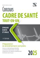 Couverture du livre « Concours cadre de sante 2025 - tout-en-un » de Marie-Jeanne Lorson aux éditions Setes