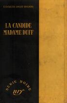 Couverture du livre « La candide madame duff » de Holding E S. aux éditions Gallimard