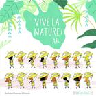 Couverture du livre « Vive la nature ! » de Aki aux éditions Gallimard-jeunesse