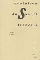 Couverture du livre « Evolution du sonnet francais » de Andre Gendre aux éditions Puf